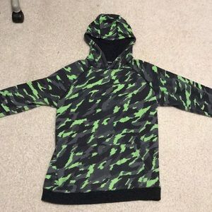 Reebok Green Camo Hoodie